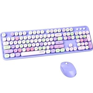 Ubotie Purple Keyboard and Mouse